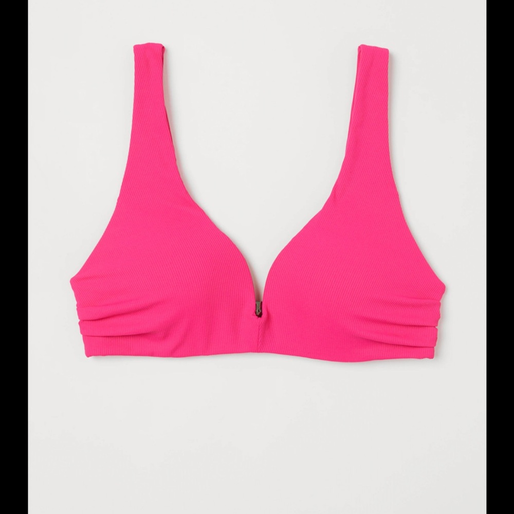 H&M Hot Pink Swimwear Top